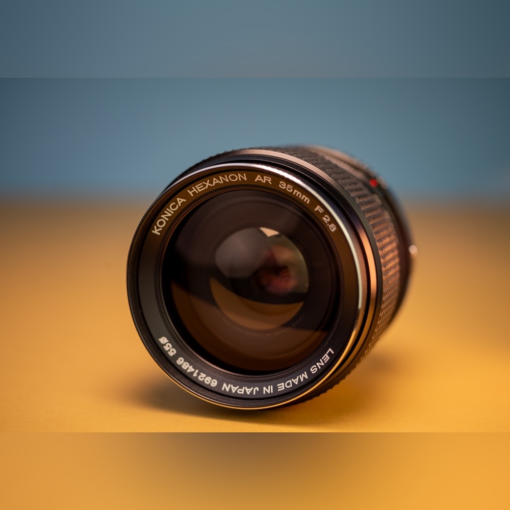 Konica Hexanon 35mm f2.8 vintage lens